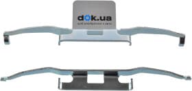 Компоненти дискових гальмівних колодок Компоненти дискових гальмівних колодок