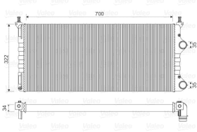 Радиатор охлаждения двигателя