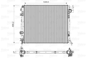 Радиатор охлаждения двигателя