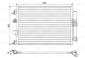 Радиатор кондиционера Радиатор кондиционера