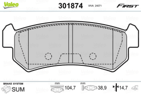 Гальмівні колодки Гальмівні колодки
