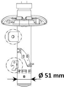 Стійка амортизатора