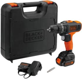 Шуруповерт BLACK+DECKER аккумуляторный BCD7122CK (2 аккумулятора + ЗУ + чехол)