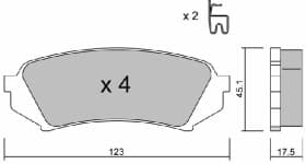 Гальмівні колодки