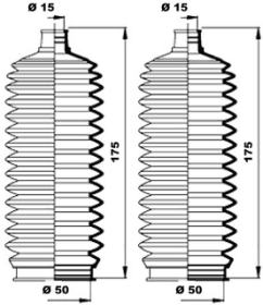 Пыльник рулевой рейки