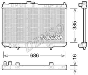 Радиатор охлаждения двигателя