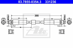 Гальмівний шланг Гальмівний шланг