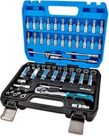 Набір торцевих головок та компонентів Molder MT60056 1/4" (56 пр.)