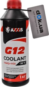 Готовый антифриз Axxis Coolant Ready-Mix G12 красный -36 °C