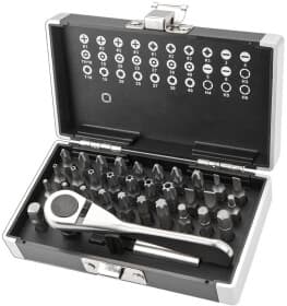 Набор бит с держателем и трещоткой Graphite 57H998 30 шт.