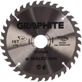 Круг відрізний Graphite 57H664 185 мм Круг відрізний Graphite 57H664 185 мм
