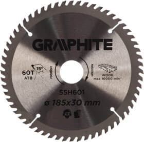 Круг відрізний Graphite 55H601 185 мм Круг відрізний Graphite 55H601 185 мм