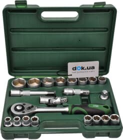 Набор торцевых головок и комплектующих Grad 6004225 1/2" (21 пр.)