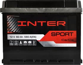 Аккумулятор Inter 6 CT-60-L Sport 4820219073925 Аккумулятор Inter 6 CT-60-L Sport 4820219073925