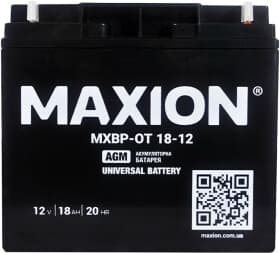Аккумулятор для ИБП Maxion MXBP-OT18-12 MXBPOT1218 18 Ач 12 В