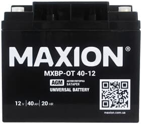Аккумулятор для ИБП Maxion MXBP-OT40-12 MXBPOT1240 40 Ач 12 В Аккумулятор для ИБП Maxion MXBP-OT40-12 MXBPOT1240 40 Ач 12 В