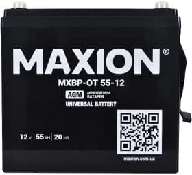 Аккумулятор для ИБП Maxion MXBP-OT55-12 MXBPOT1255 55 Ач 12 В Аккумулятор для ИБП Maxion MXBP-OT55-12 MXBPOT1255 55 Ач 12 В