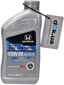 Моторное масло Honda HG Ultimate 5W-20 синтетическое
