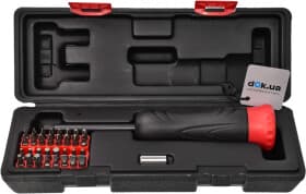 Отвертка электронная динамометрическая с набором бит JBM 51830