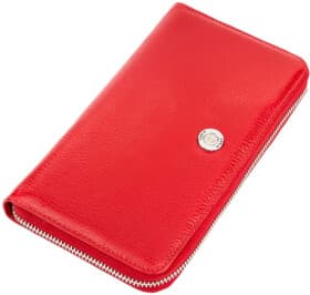 Клатч Karya 17073 без логотипа авто красный