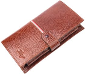 Клатч Karya 21180 без логотипа авто коричневый