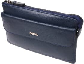 Клатч Canpellini 21545 без логотипа авто колір синій