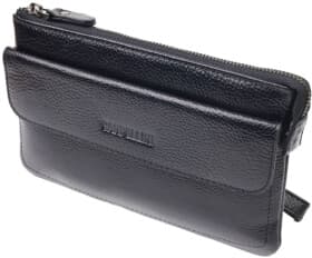 Клатч Canpellini 21546 без логотипа авто черный