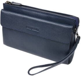 Клатч Canpellini 21550 без логотипа авто синий