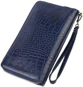 Клатч Canpellini 21922 без логотипа авто синий