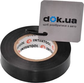 Ізоляційна стрічка Intertool it0021 чорна ПВХ 17 мм x 20 м