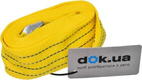 Трос буксировочный Zollex 12038 лента 3 т 4 м