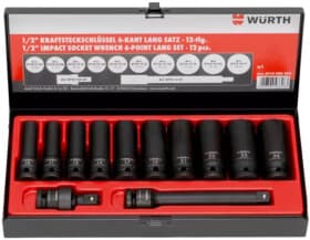 Набор торцевых головок Würth 0714900200 1/2" (12 пр.)