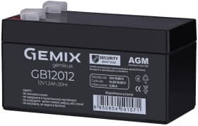 Аккумулятор для ИБП Gemix GB12012 10630078 1.2 Ач 12 В