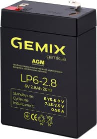 Аккумулятор для ИБП Gemix LP6-2.8 10700220 2.8 Ач 6 В