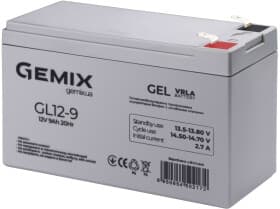 Аккумулятор для ИБП Gemix GL12-9 10700210 9 Ач 12 В