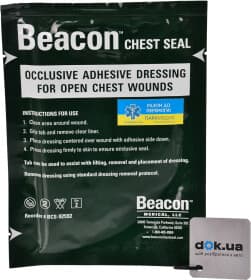Окклюзионная наклейка Beacon Medical Beacon Chest Seal НФ-00001664 6″