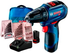 Шурупокрут Bosch акумуляторний GSR 12V-30 Professional (2 акумулятори + ЗП + насадки + чохол)
