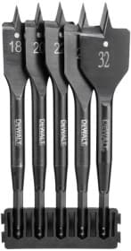 Набір свердл DeWALT перових по дереву Extreme Impact DT70832 18-32 мм 5 шт.