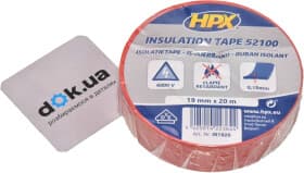 Изолента HPX IR1920 красная ПВХ 19 мм х 20 м
