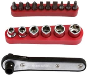 Набор торцевых головок и комплектующих S&R 152002017 1/4" (17 пр.)