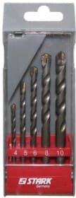 Набор сверл Stark спиральных по кирпичу и бетону FDSET05C 4-10 мм 5 шт.