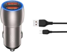 USB зарядка в авто XO СC52-M-BK