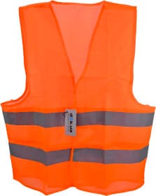 Жилет светоотражающий Grad оранжевый с вертикальными полосами