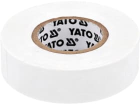 Ізоляційна стрічка Yato YT-81656 біла ПВХ