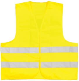 Жилет світловідбивний Steel Power жовтий з горизонтальними смугами