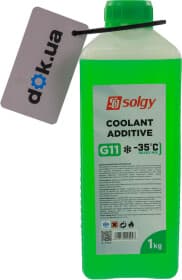 Готовий антифриз Solgy G11 зелений -35 °C