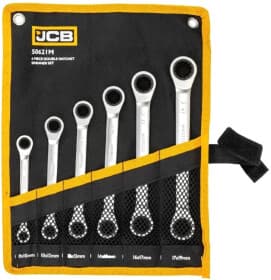 Набор ключей накидных трещоточных JCB JCB-50621M 8x10-17x19 мм 6 шт