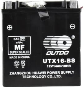 Аккумулятор Outdo 6 CT-14-L Super MF Sealed UTX16-BS