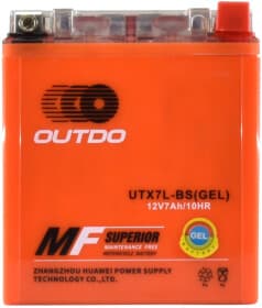 Аккумулятор Outdo 6 CT-7-R Superior MF UTX7L-BSGEL