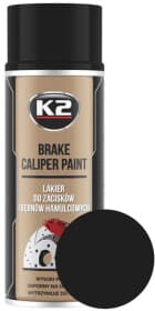 Аэрозольная краска K2 черный термостойкая 400 мл
